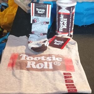 Tootsie Roll Shirt, Socks & Candy